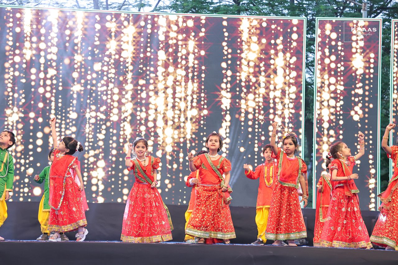 Students performing at the Annual Function