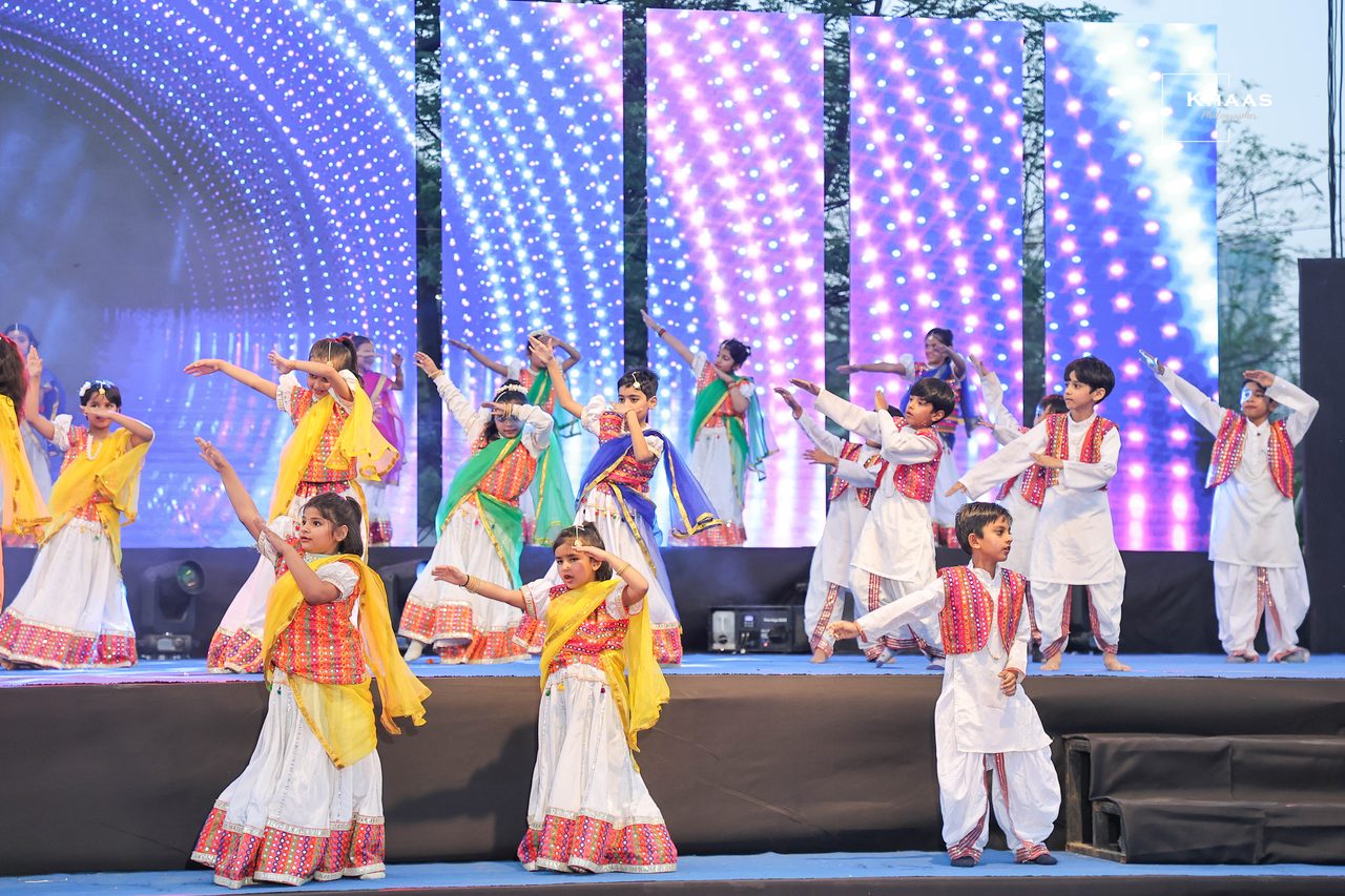 Cultural performance on stage
