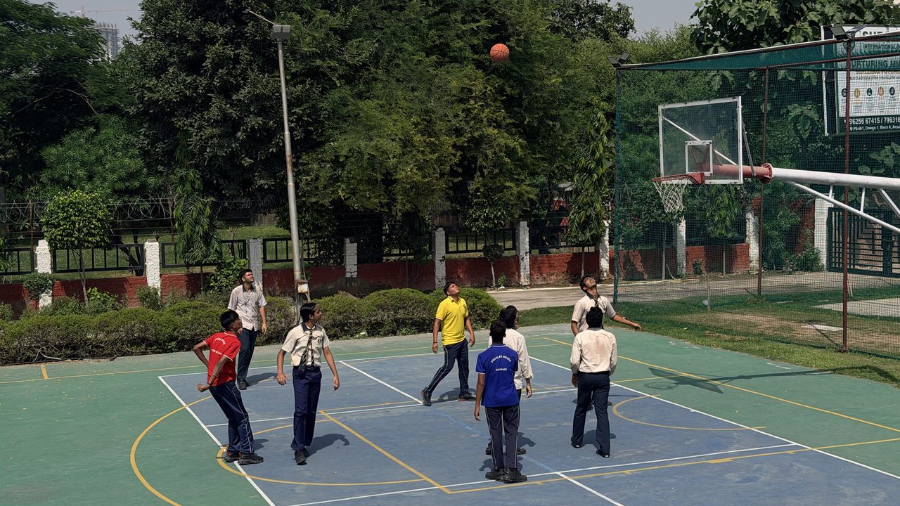 Basketball Court at Sheoran International School