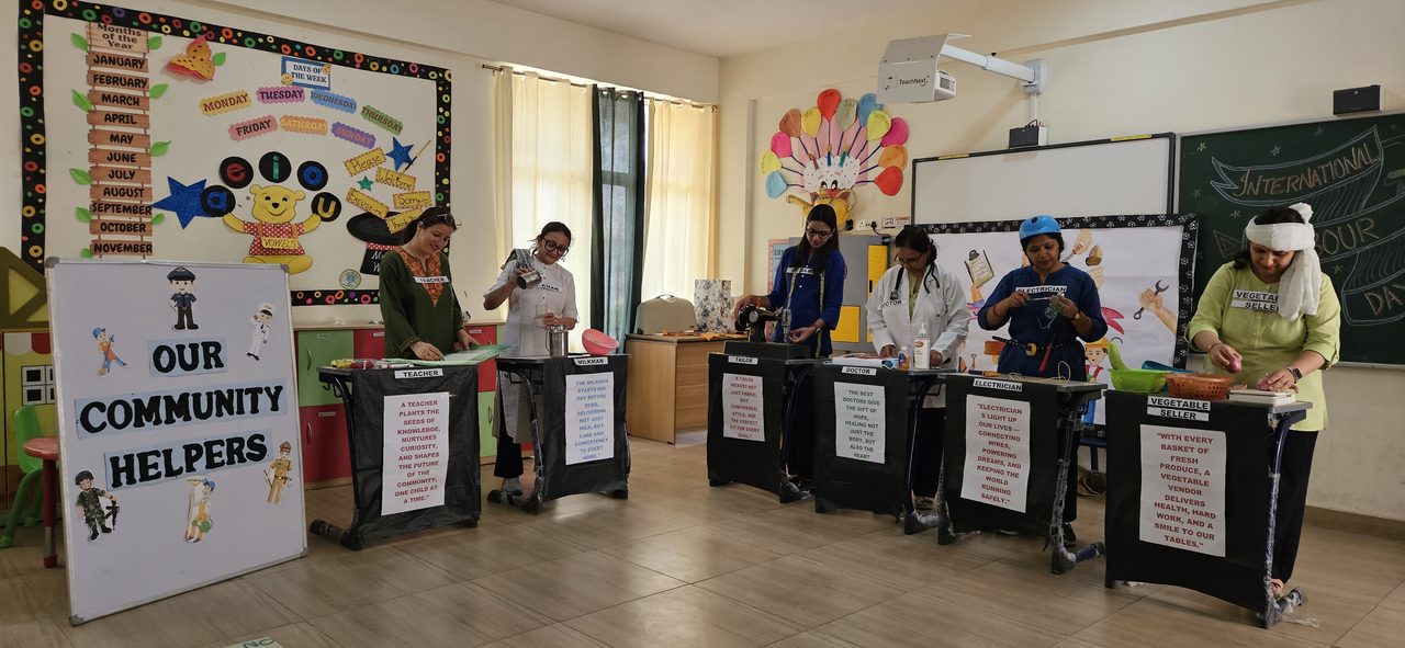 Community Helpers activity for young learners
