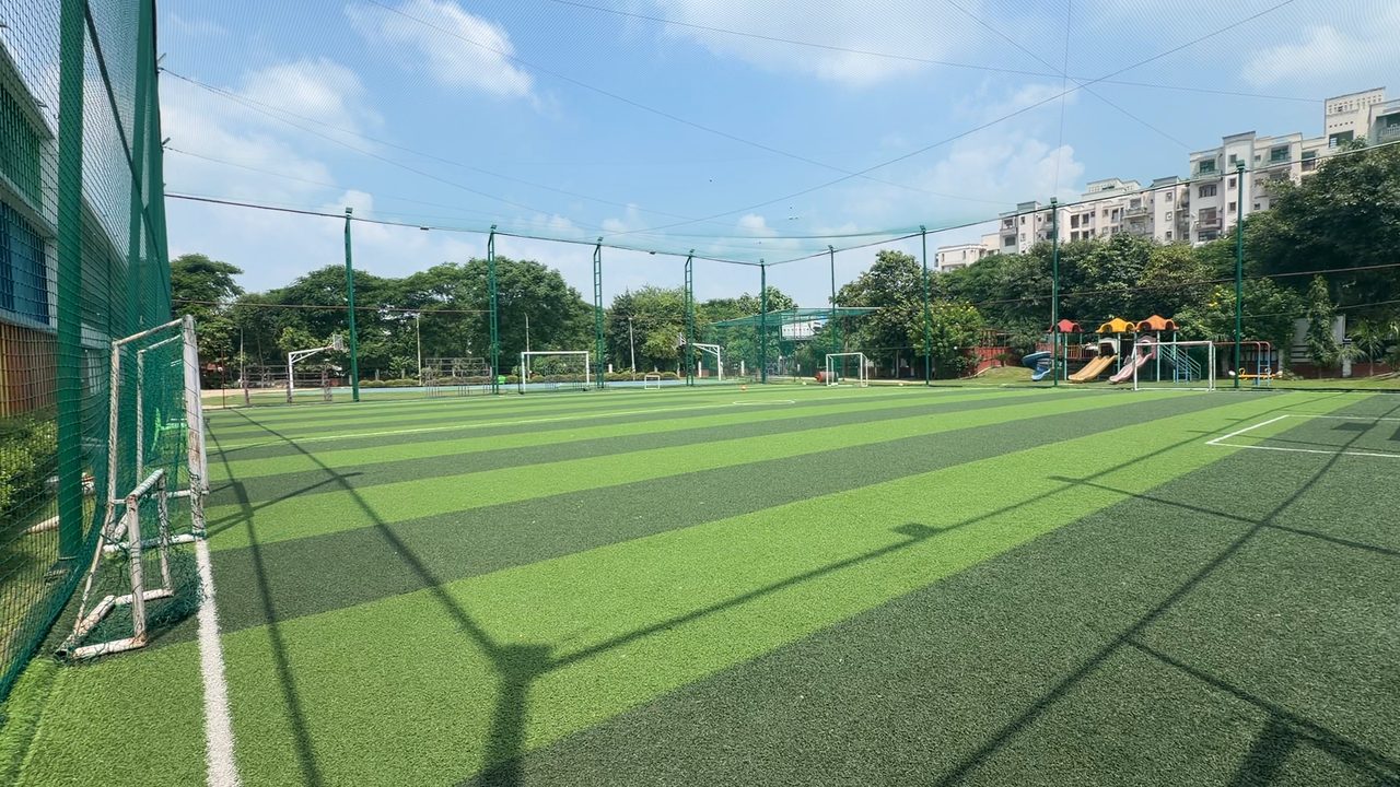 Football Court at Sheoran International School