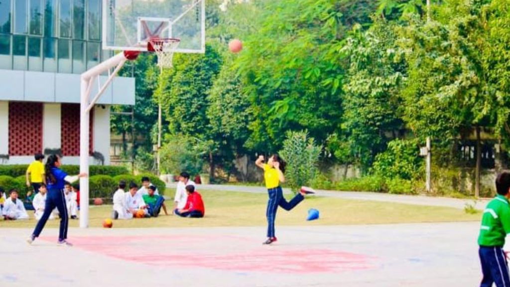 Shuttle Court at Sheoran International School